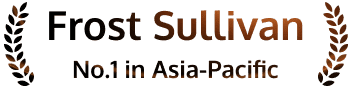 Frost Sullivan No.1 in Asia-Pacific