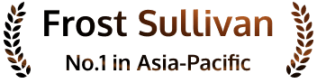 Frost Sullivan No.1 in Asia-Pacific