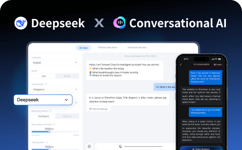 Talk to DeepSeek with Tencent RTC Conversational AI