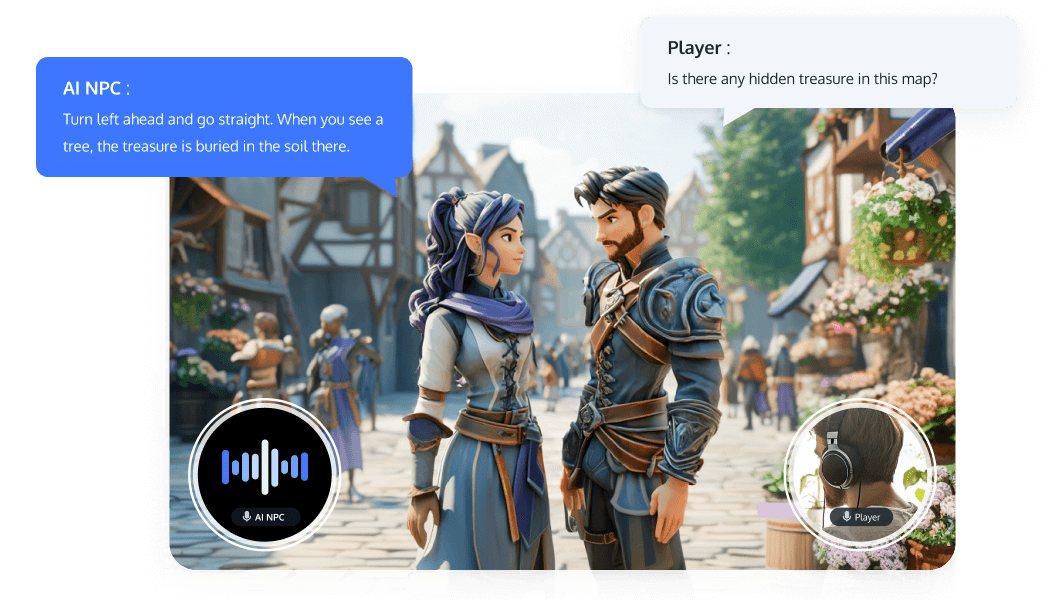 Enhances player immersion and ealistic interactions with conversational AI