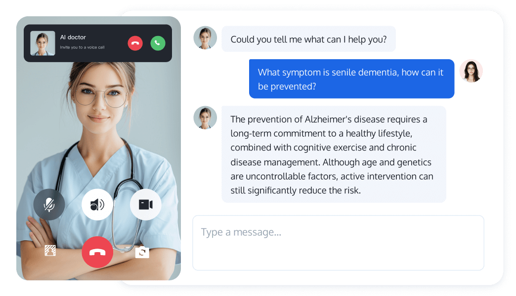 Conversational AI enhances the efficiency of health monitoring and clinical diagnoses