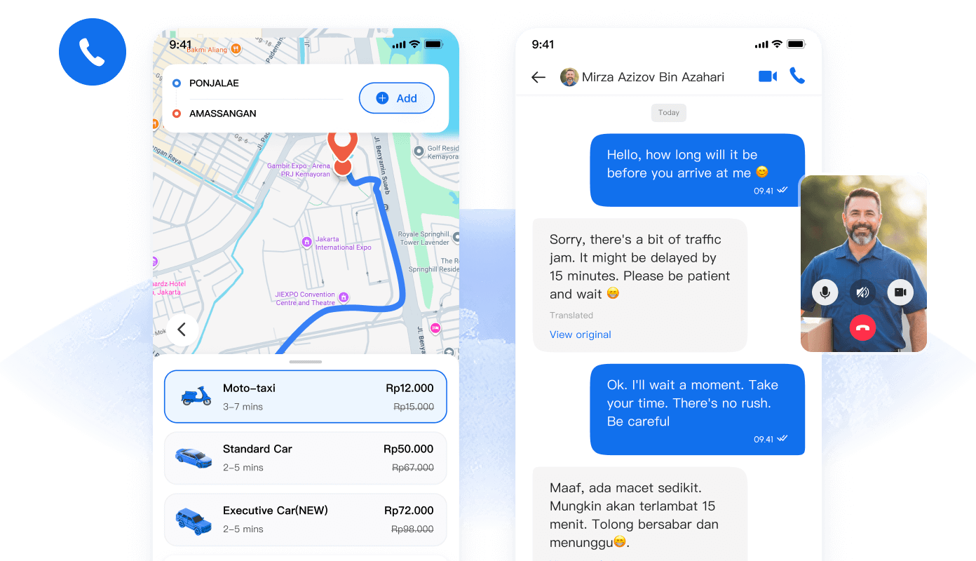 Use Chat SDK&API to make on-demand rides, carpooling, and scheduled vehicles more efficient