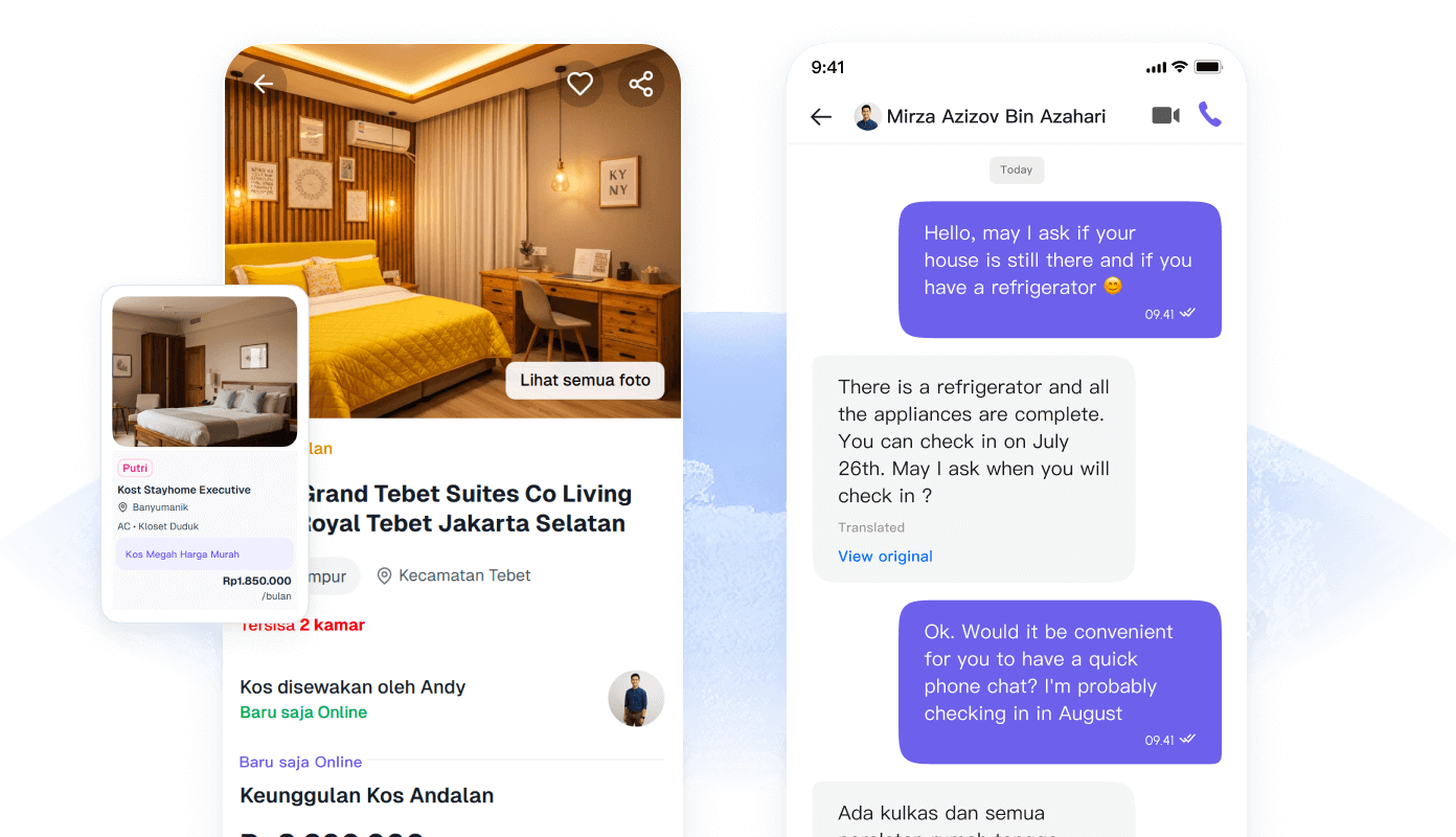 Facilitate direct messaging between tenants and landlords for property inquiries