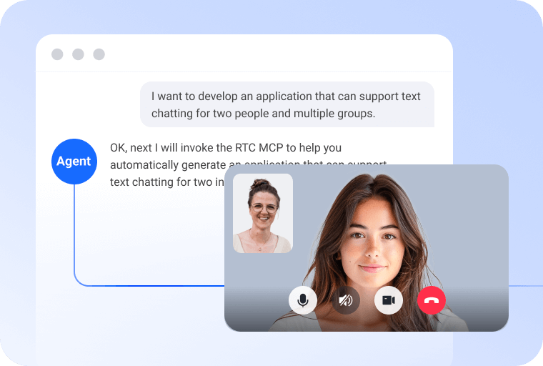Develop TRTC with natural language