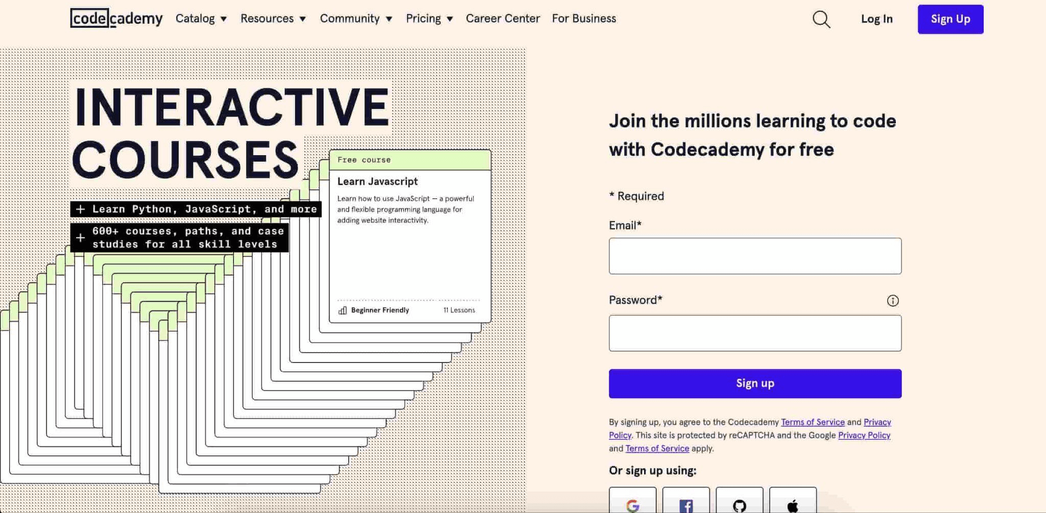 Learn to Code with Codecademy: Interactive Courses for All Skill Levels
