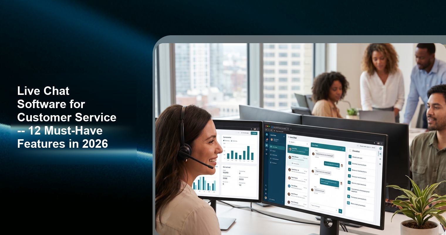 Live Chat Software for Customer Service -- 12 Must-Have Features in 2026