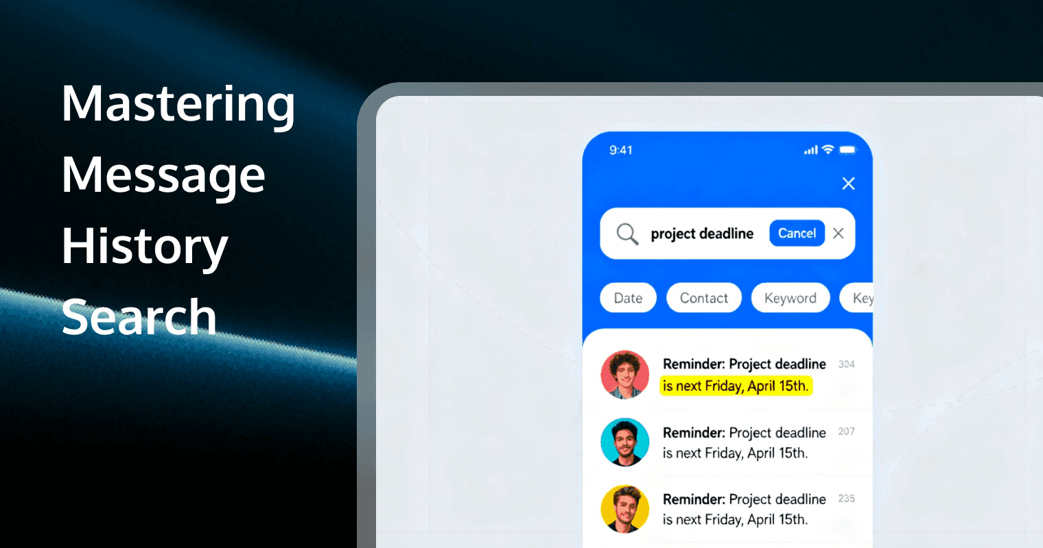 Mastering Message History Search: A Guide for RTC Chat Developers