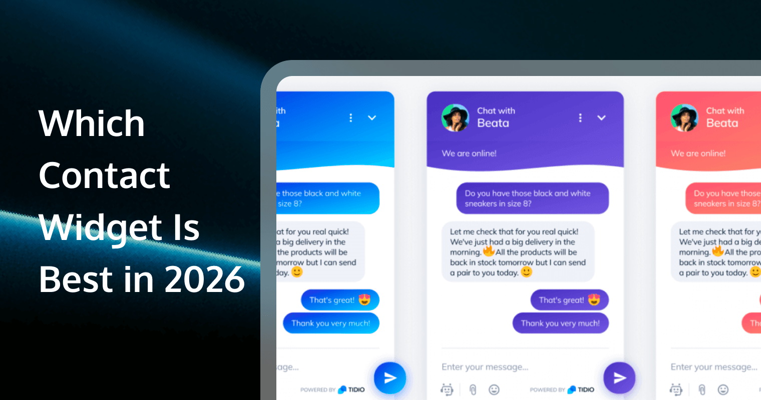 Which Contact Widget Is Best in 2026: Knocket vs Intercom vs LiveChat vs Zendesk vs Tidio vs Crisp