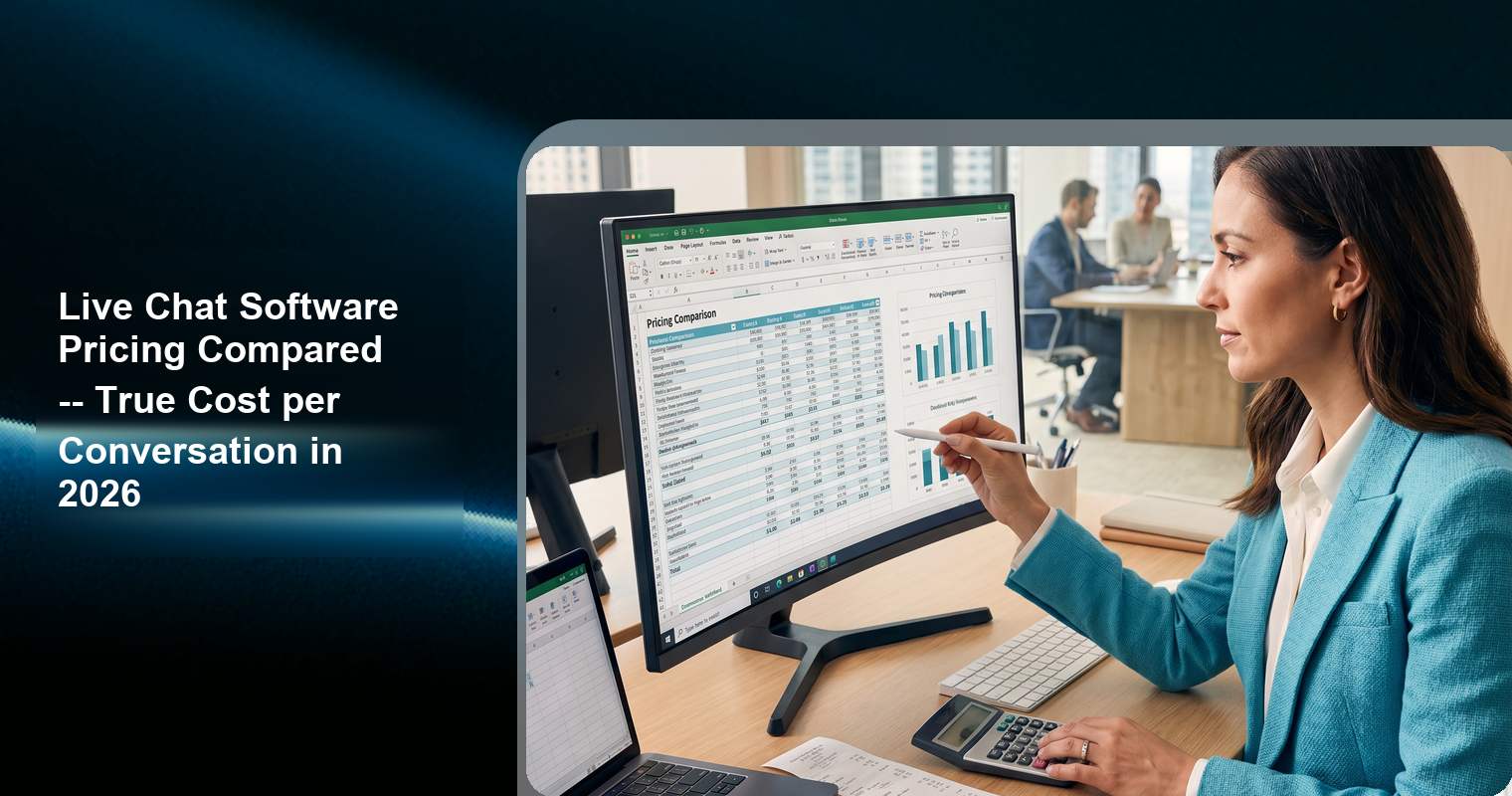 Live Chat Software Pricing Compared -- True Cost per Conversation in 2026