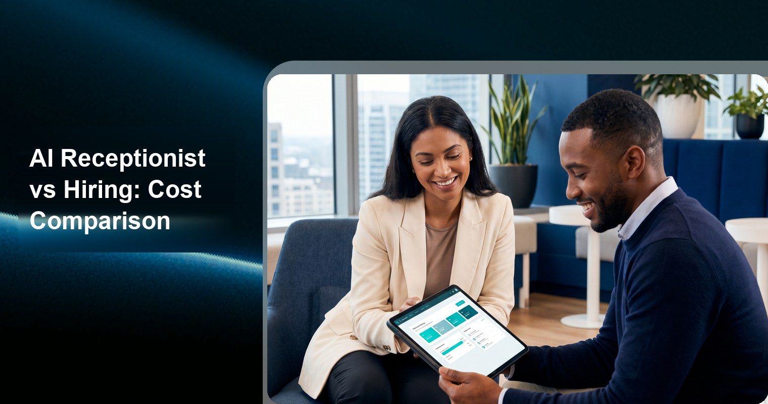 AI Receptionist vs Hiring a Human Receptionist: Full Cost Comparison (2026)
