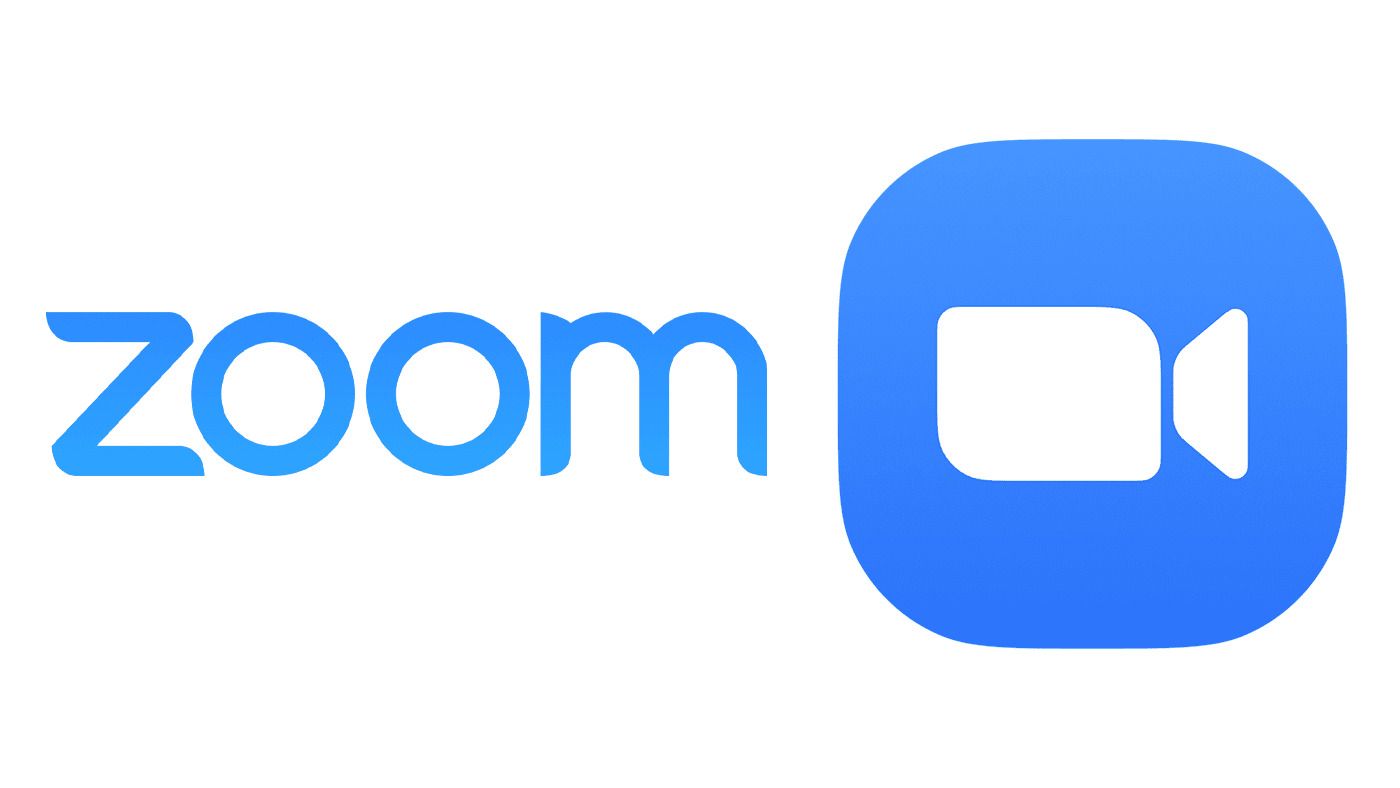 Zoom Video Communications logo on a white background.