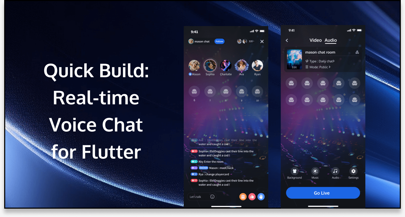 Build Now！A Rapid Guide to Building Interactive Voice Chat Applications-for Flutter