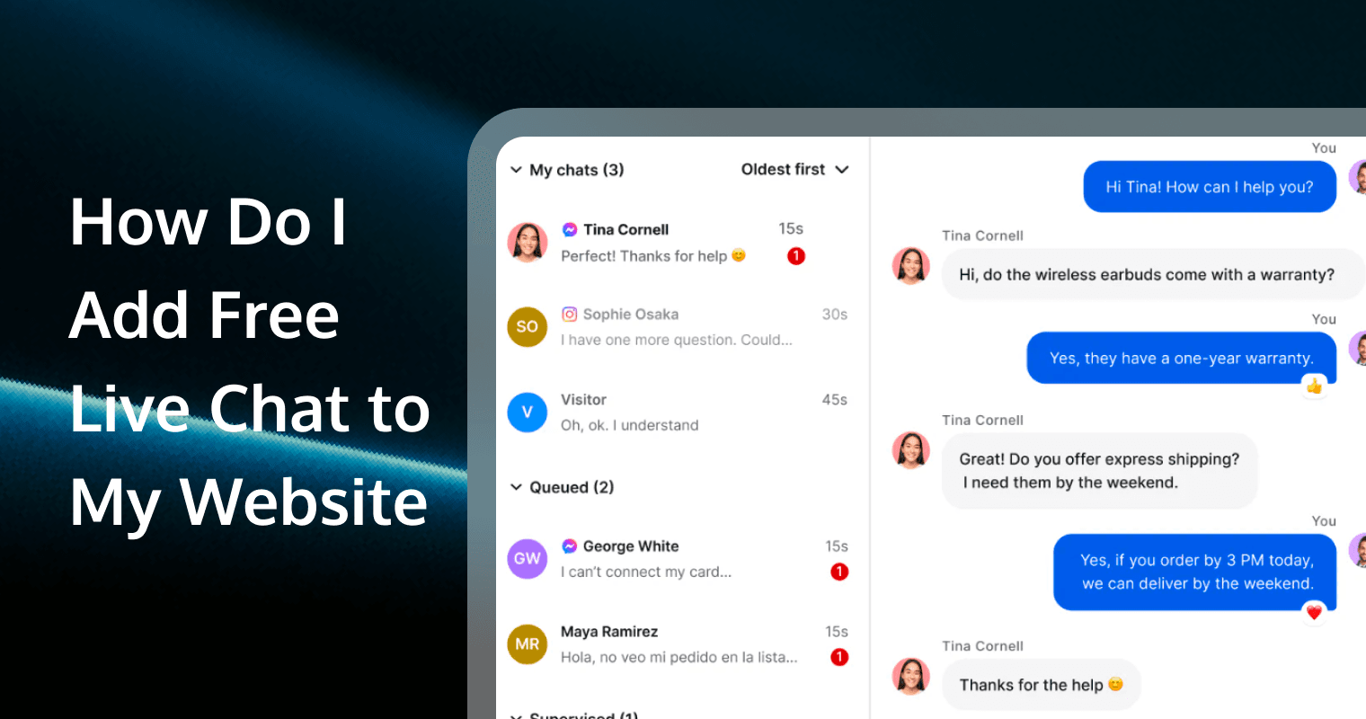 How Do I Add Free Live Chat to My Website?