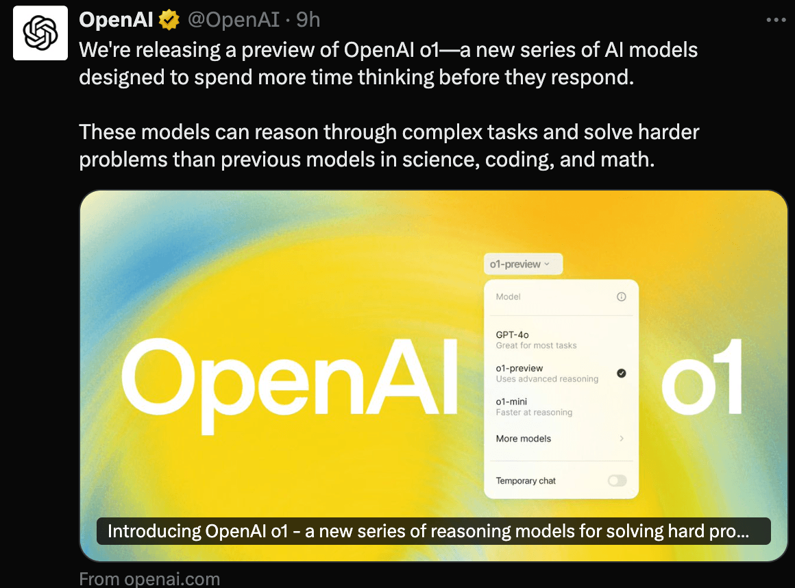 OpenAI o1