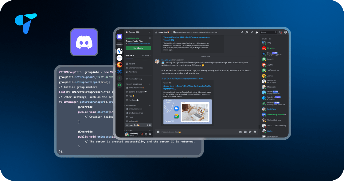Building a Discord-like Platform with Tencent RTC Chat