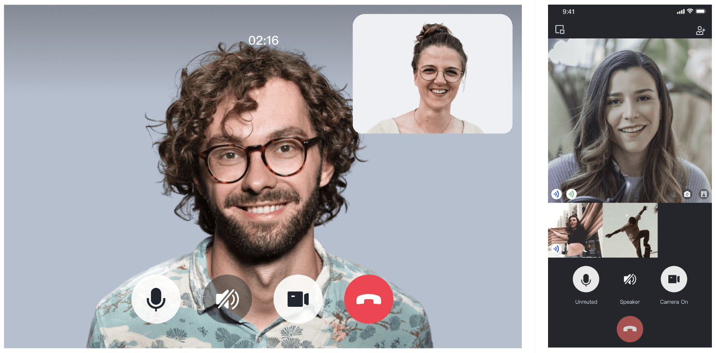 Audio and Video Call