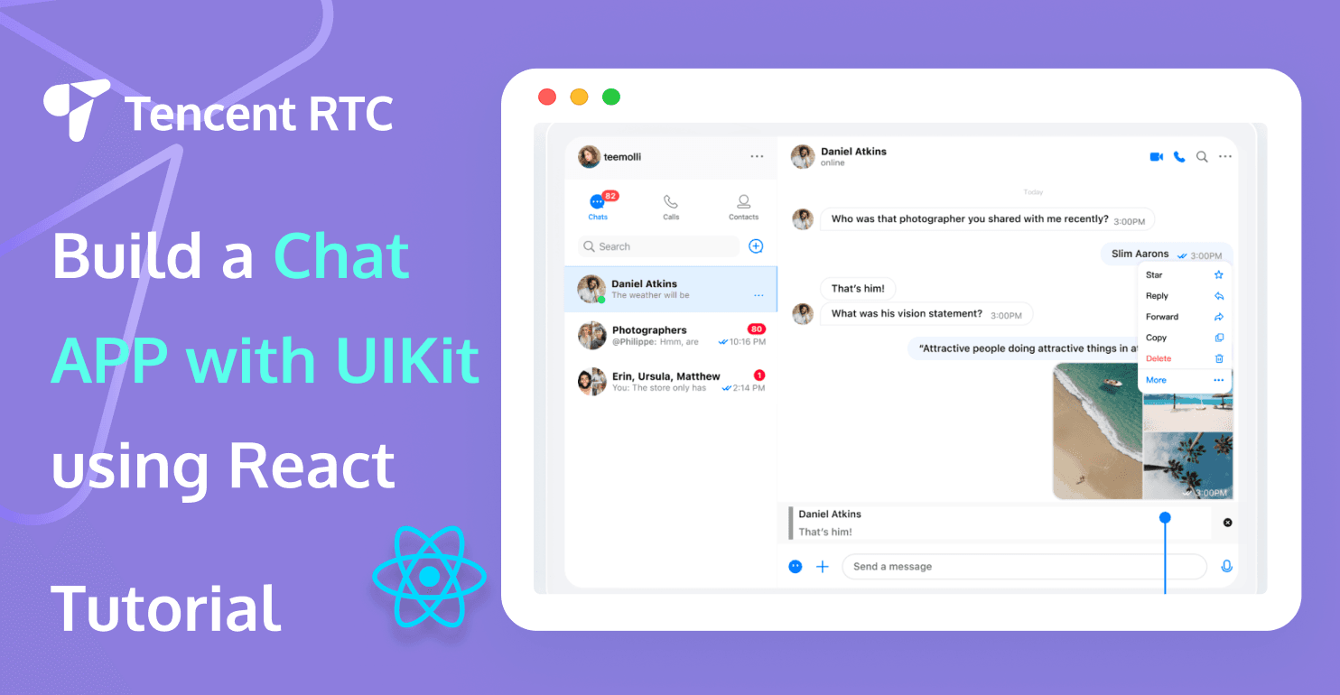 Build a Chat App in 10 Minutes with UIKit using React